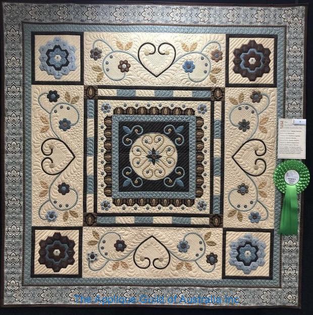 The Viewers' Choice award went to the 'Wentworth' quilt